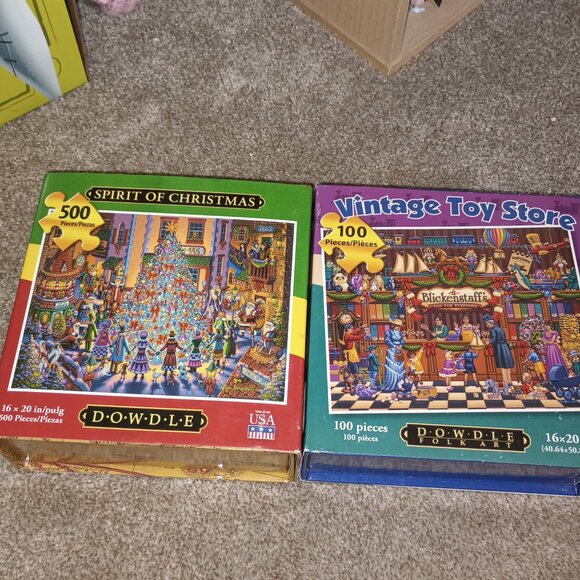 NEW Dowdle Christmas Puzzles - Picture 1 of 10